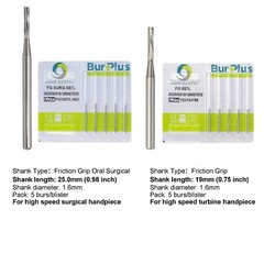 Wave Dental Surgical Bur Round 25mm Carbide Bur 330 Friction Grip High Speed 19m