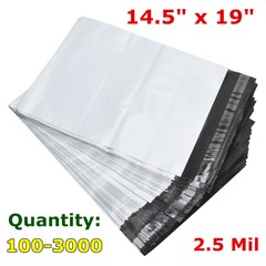 14.5 x 19 Poly Mailers Polybag Shipping Envelope Self Sealing Plastic Bag 2.5Mil