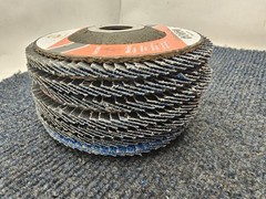 (QTY 14) Noemon 4.5” A40 Grit Flap Disc Grinding Wheel 13300RPM 115MM