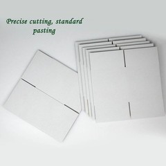 6x6x6 Inches Shipping Boxes Set of 40, White Corrugated Cardboard Box Literature