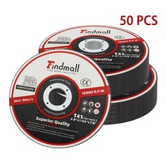 Cut Off Wheels 4-1/2 Inch Thin Metal & Stainless Steel Cutting Wheels Pack of 50