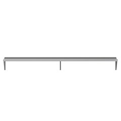 12 in. x 96 in. Stainless Steel Wall Shelf