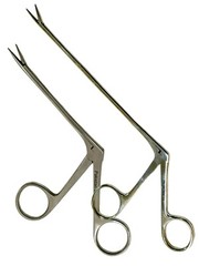 2 Pieces – Alligator Forceps With Serrated Tips Micro 3.5″ + 5.5″ ENT