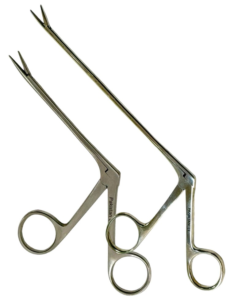 3.5″ + 6.5″ Alligator Forceps Pocket Size Long Shaft Forceps – Stainless Steel