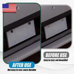 Anti Theft License Plate Screws Kits, Tamper Resistant Licence Plate Kit, 1/4″(M
