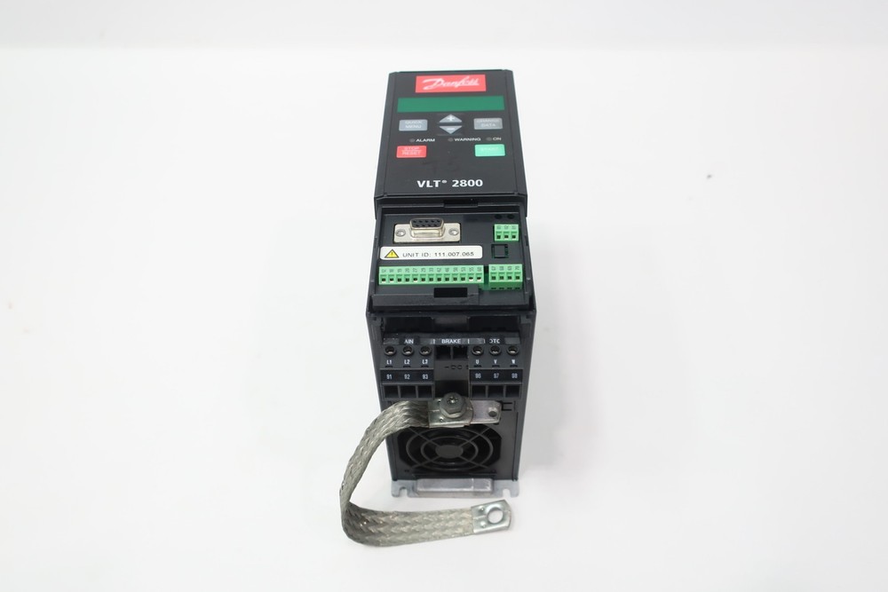 Danfoss 178B8578 VLT2807PT4B20SBR0DBF00A00C1 Drive 1hp 380-480v-ac 0-590hz