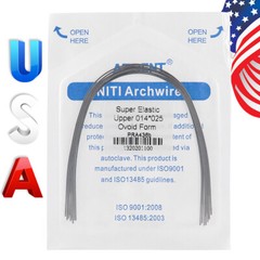 AZDENT Dental Orthodontic Super Elastic Niti Rectangular Arch Wires Ovoid Form