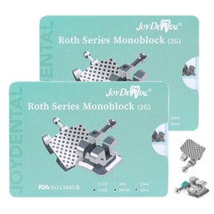 AZDENT Dental Ortho Monoblock Brackets Brace MBT/Roth Hooks Mini 345 20set/50set