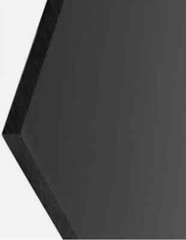 Black Plastic Sheet High Density Polyethylene 1/4″ x 24″ L X 24 Inch W HDPE NEW