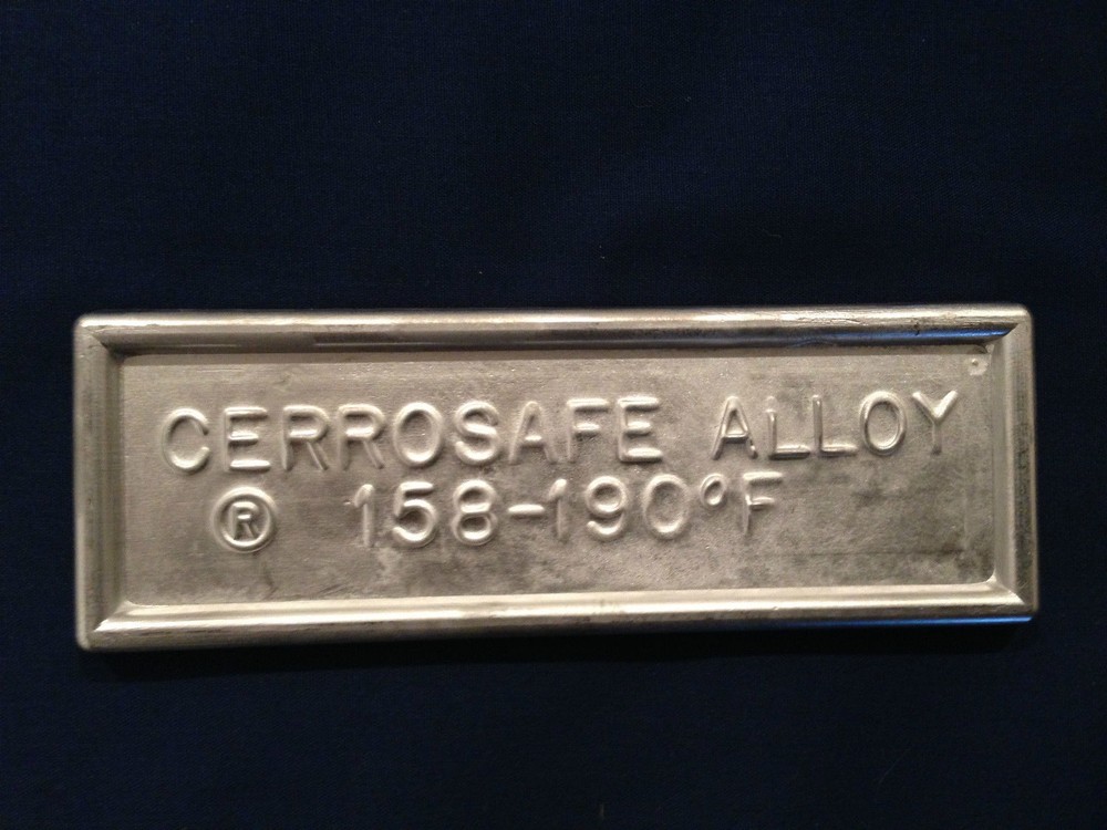 Cerrosafe 160-190 Chamber Casting Alloy – 1/2 lb. ingot