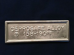 Cerrosafe 160-190 Chamber Casting Alloy – 1/2 lb. ingot