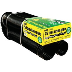Amerimax 4 In. X 25 Ft. Expandable Solid Drainage Pipe 51110 Amerimax Flex-Drain