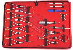 18PCS Basic Orthodontics Kit Dental Instruments Braces Alignment Premium Quality