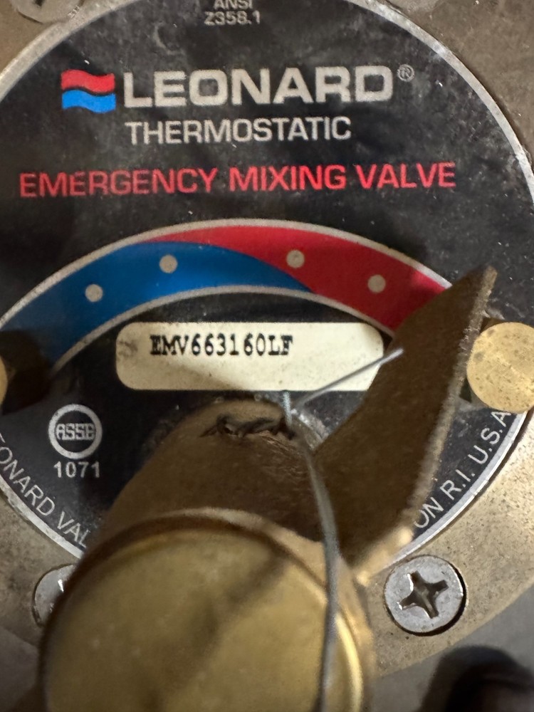 Leonard Thermostatic Mixing Valve EMV663160LF