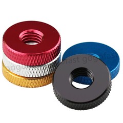 Aluminum Alloy Flat Thin Knurled Thumb Nut Handle Knob Nuts M3 M4 M5 M6 M8 M10