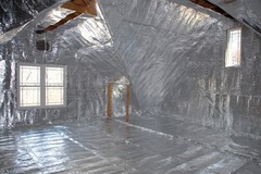 1000SF Heavy Duty Radiant Barrier Reflective Insulation Perforated 8 Mil