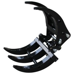 NEW Mini Excavator Grab Bucket Attachment for 0.8-1.5T Excavator Free Shipping