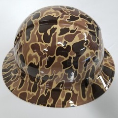 full brim hard hat custom hydro dipped IN OLD SCHOOL DRAKE,AWESOME COLORS POPPIN