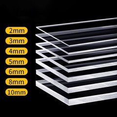 Transparent PVC Plastic Sheet Sheeting Crack Resistant Thickness 1/1.2/1.5-10mm