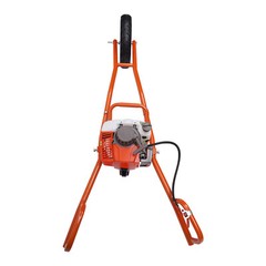 63CC 3HP Post Hole Digger Gas Powered Earth Auger Borer Wheelbarrow Ground Drill