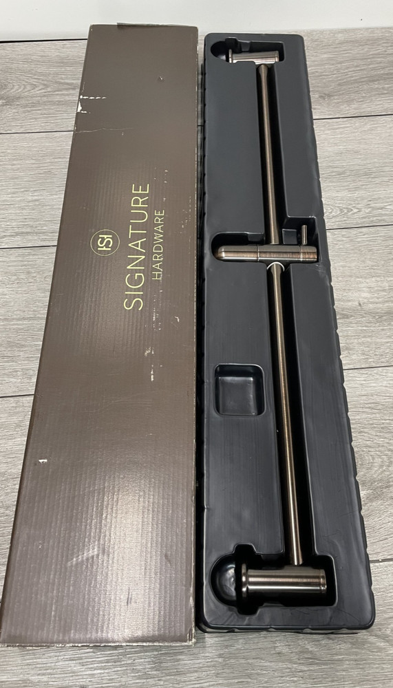Signature Hardware SHSB3040ORB 28 in. Shower Rail – Oil Rubbed Bronze READ