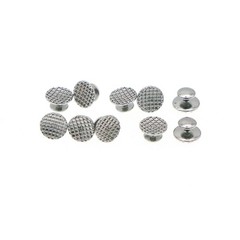 US Dental Orthodontic Metal/Ceramic Clear Lingual Button Bondable Round Base