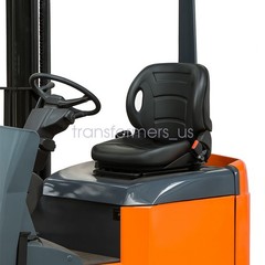 MOLDED FOR TOYOTA FORKLIFT SUSPENSION SEAT W/ SEATBELT & SWITCH PREMIUM QUALITY!