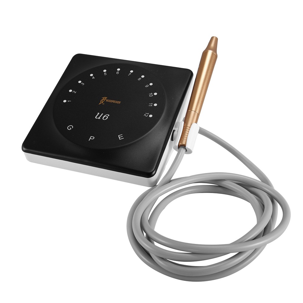 Woodpecker Dental U6 Ultrasonic Piezo Scaler HW-6 Handpiece & 7 Tips Root Canal