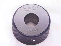 17.150 CL XX MASTER PLAIN BORE RING GAGE 17.000 +.150 OVERSIZE 17 mm .6752 17.15