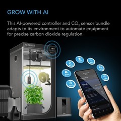 Controller AI+ with CO2 Sensor, AI-Powered Learning, CO2 Data Tracking
