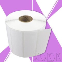 Synthetic 10 rolls 3×1 Direct Thermal Labels Zebra , Perforated, 1375/RL