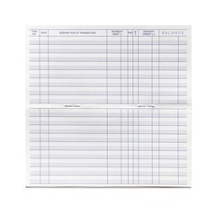 Pack of 10, 2025-2026-2027 Checkbook Registers for Personal Checkbook Ledgers