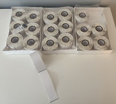 Lot of 18 Rolls Address & Barcode Labels Warehouse Biz 1″ x 4″ New!