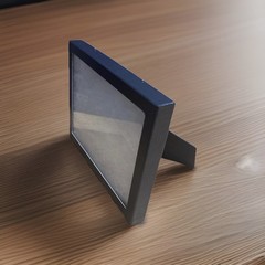Easel Backed 6 X 8 X 3/4” Riker Display Case with Glass Top & Poly Filling