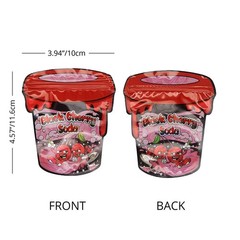 3.5g Black Cherry Soda Printed Mylar Bags 4×4.5in Smell Proof Resealable Pouches