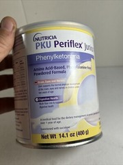 PKU Periflex Junior Plus Powdered Medical Food 400g 14.1 Grams Vanilla