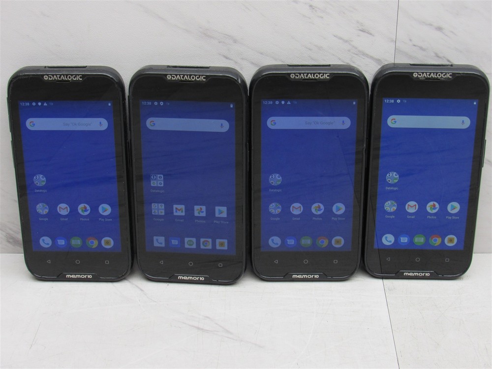 4 LOT Datalogic Memor 10 Mobile Computer 944350004 Android 10 + 9 with Battery