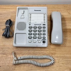 Panasonic KX-TS105W White Advanced ITS Corded Desk Telephone Tested Works