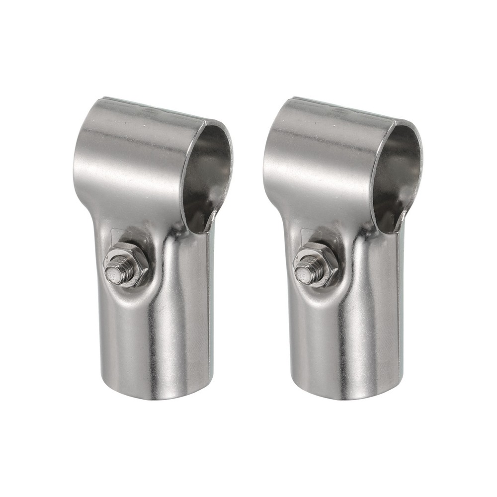 2pcs T Pipe Clamp Connector Chain Link Fence Clamp Fit OD 1 Inch(25mm)