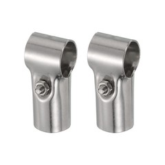 2pcs T Pipe Clamp Connector Chain Link Fence Clamp Fit OD 1 Inch(25mm)