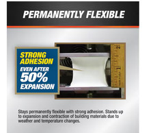 DAP Dynaflex 230 10.1 oz. White Premium Elastomeric Exterior/Interior Window, Do