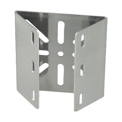 High Compatibility Stainless Steel Pole Bracket with Reinforced Steel Plate