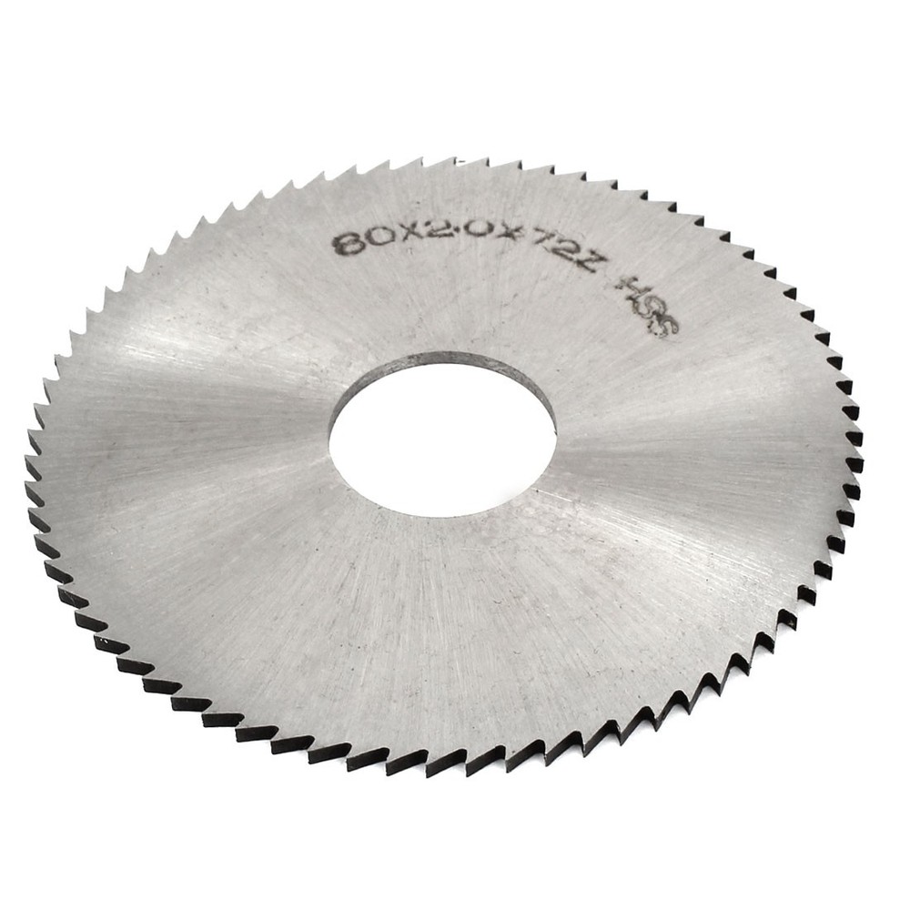 80mm OD 2mm Thickness 72 Teeth Circular Machinist Milling Cutter Slitting Saw