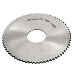 80mm OD 2mm Thickness 72 Teeth Circular Machinist Milling Cutter Slitting Saw