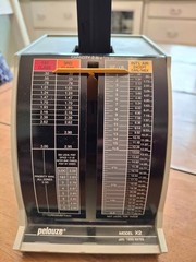 Vintage Pelouze Model X2 Postal Scale 2 Pounds January 1995 Rates