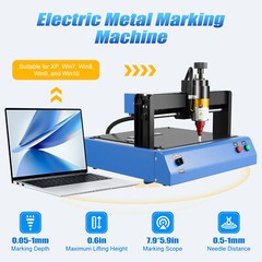 Electric Metal Marking Machine Steel Plate Tag Nameplate Marking Engraver Device