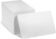 100 Pcs Aluminum Business Card Blanks Sublimation Printable 3.4×2.1 in