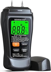 RDINSCOS Digital Moisture Meter for Wood | Moisture Detector with Firewood Te…