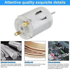 Mini R280 DC Motor 12-24V 24000RPM High Speed Micro Motor for DIY Toys US