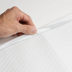 Max Strength Self-Sealing Poly Bubble Mailer #0, 6″ x 9″, Solid White, 25 Pack